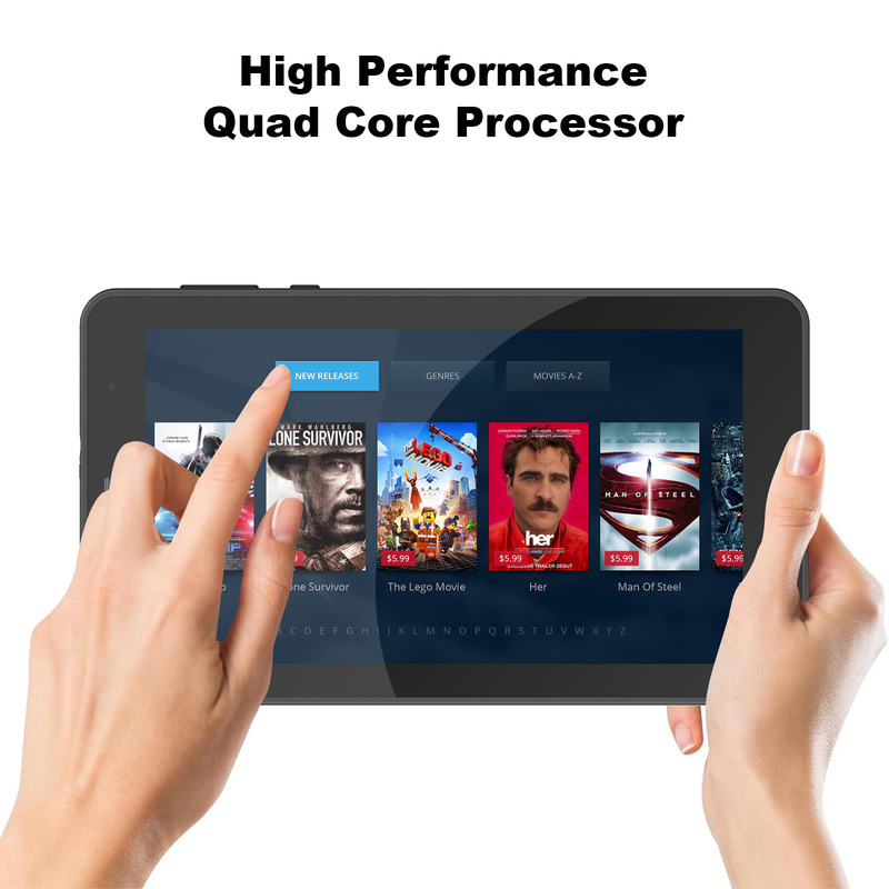 C idee 7 inch Wifi Tablet met Case 8+256GB Storage Quad Core Processor 600x1024 IPS Touchscreen CM516 zwart