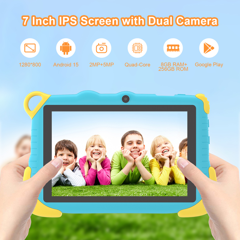 C Idea 7 inch Android 15 Educational Smart Tablet For Students CM78 blauw