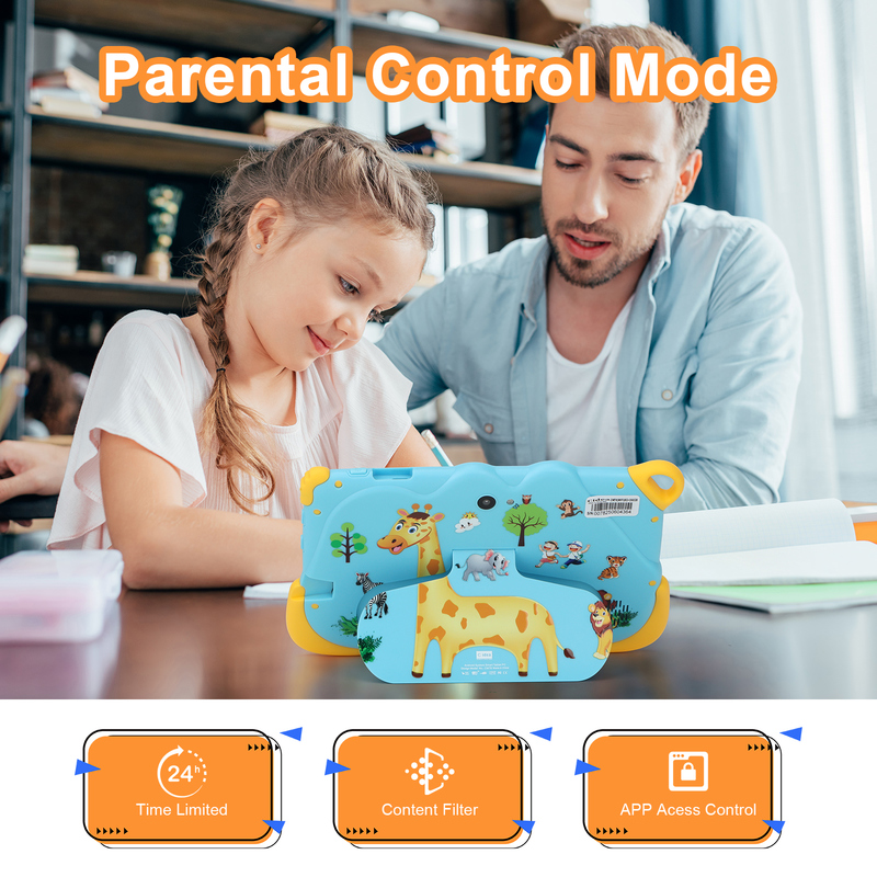 C Idea 7 inch Android 15 Educational Smart Tablet For Students CM78 blauw