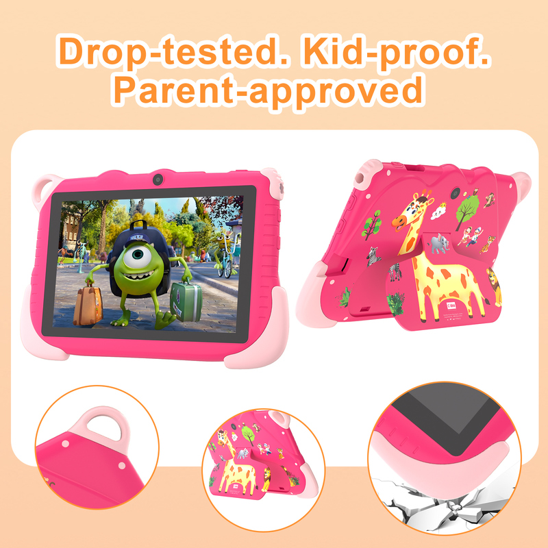 C Idea 7 Inch Android 15 Educational Smart Tablet Voor Studenten CM78 roze