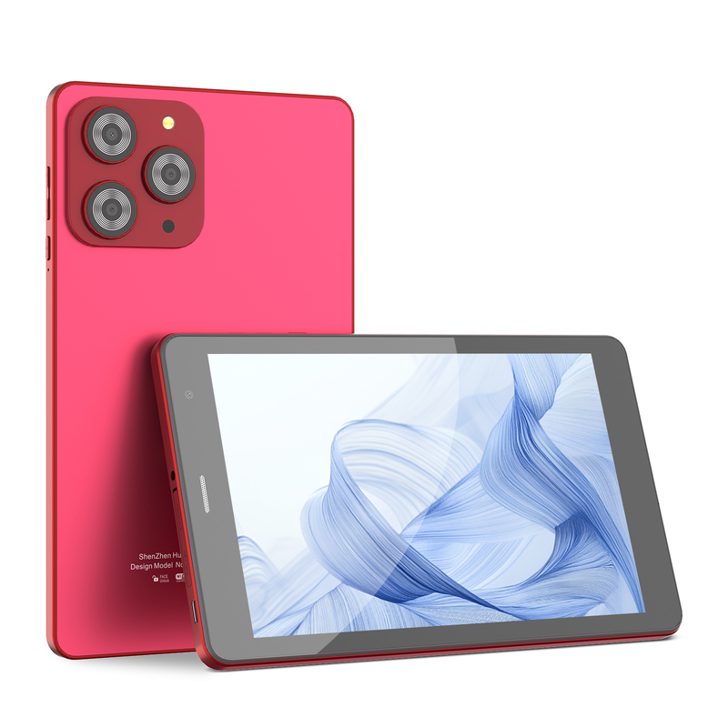 C idea 8 inch Wifi Tablet met 8+512GB Opslag Quad Core Processor 800x1280 IPS Touchscreen rood CM817 Pro