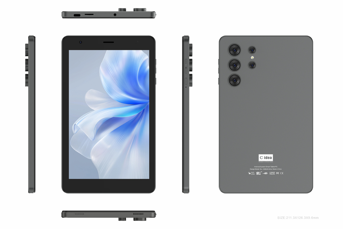 C idea Youth 8 Inch Tablet Android 13 met blauw licht scherm, WiFi, 32GB + 64GB, 800*1280 IPS incell CM826
