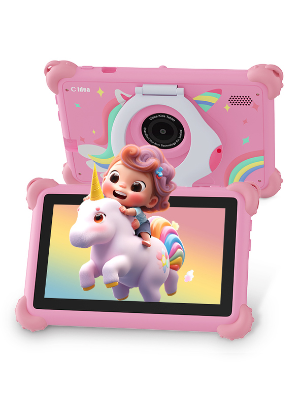 C Idea 7 Inch Android 14 Educational Smart Tablet Voor Studenten CM88 roze