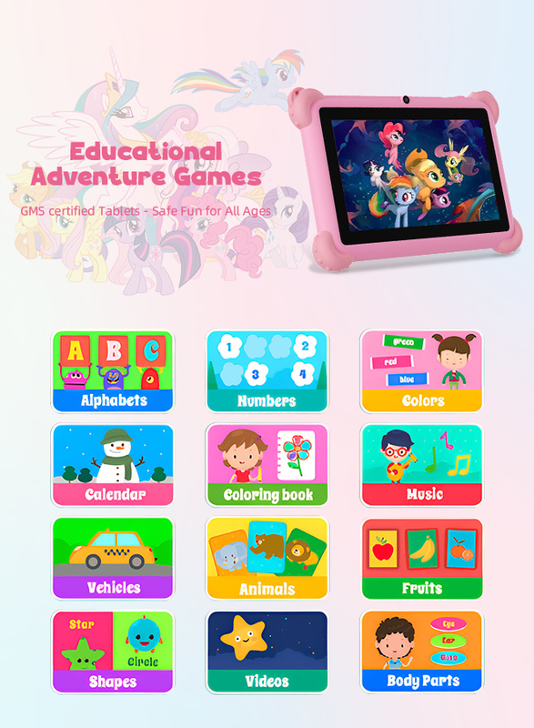 C Idea 7 Inch Android 14 Educational Smart Tablet Voor Studenten CM88 roze
