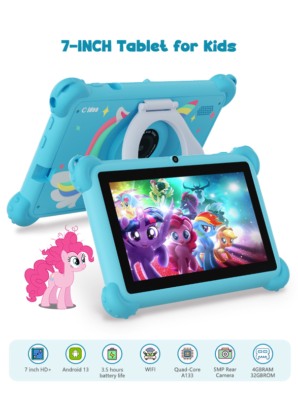 C Idea 7 Inch Android 14 Educational Smart Tablet Voor Studenten CM88 blauw