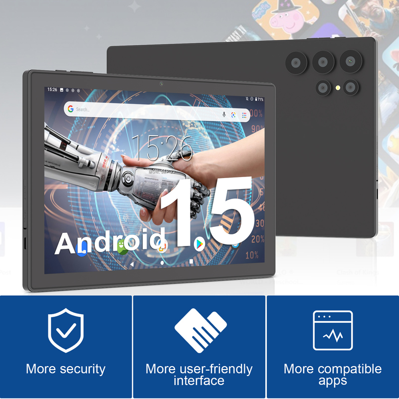 C idea 10,1 inch Android WiFi Touchscreen Tablet PC met 5G LET Toetsenbord CM8900plus