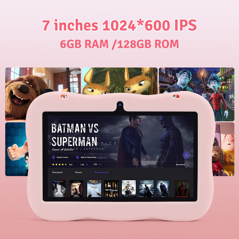 C idea Youth 7 Inch Tablet Android 15 with tf card slot, WiFi,6GB +128GB, 1024*600 IPS incell CM66