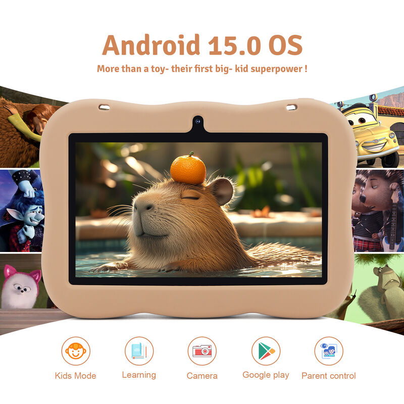 C idee Youth 7 Inch Tablet Android 15 met tf kaart slot, WiFi,6GB +128GB, 1024*600 IPS incell CM66