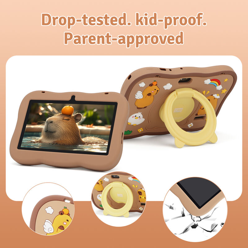 C idee Youth 7 Inch Tablet Android 15 met tf kaart slot, WiFi,6GB +128GB, 1024*600 IPS incell CM66