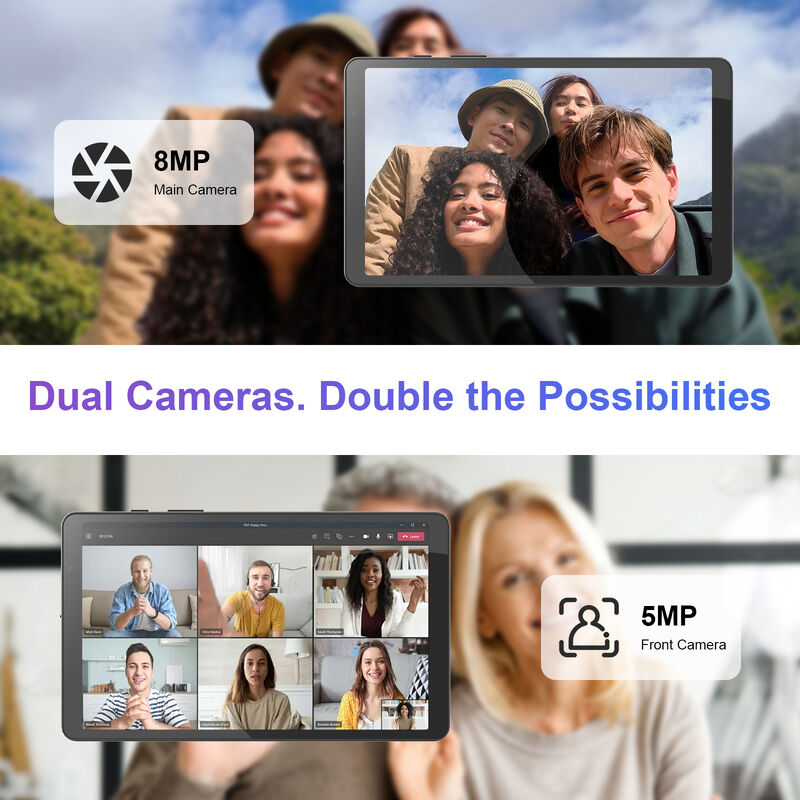 C idee 8 inch Smart Tablet PC Met Keyboard 8GB RAM+512 ROM 800*1340 IPS incell Touchscreen Display grijs CM866