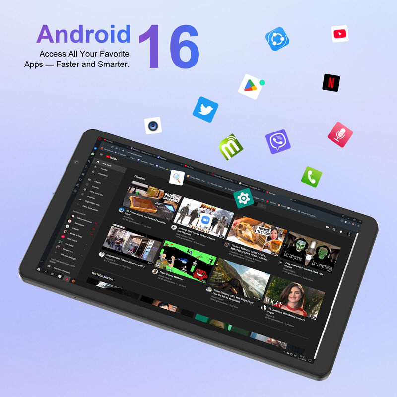 C idee 8 inch Smart Tablet PC Met Keyboard 8GB RAM+512 ROM 800*1340 IPS incell Touchscreen Display grijs CM866