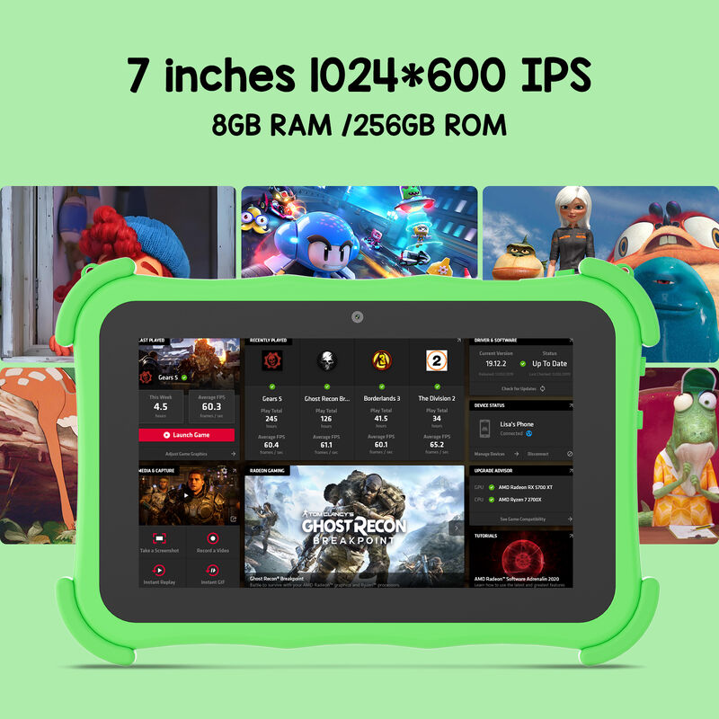 C idea Youth 7 inch Tablet Android 16 met TF kaart slot, WiFi,8GB +256GB, 1024*600 CM89