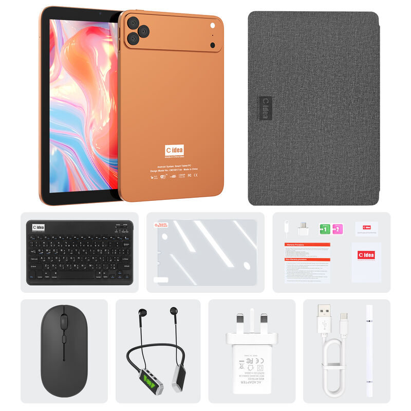 C idee 10.1 inch Android WiFi Touch Screen Tablet PC met 5G Keyboard Quad-core CM10017Air