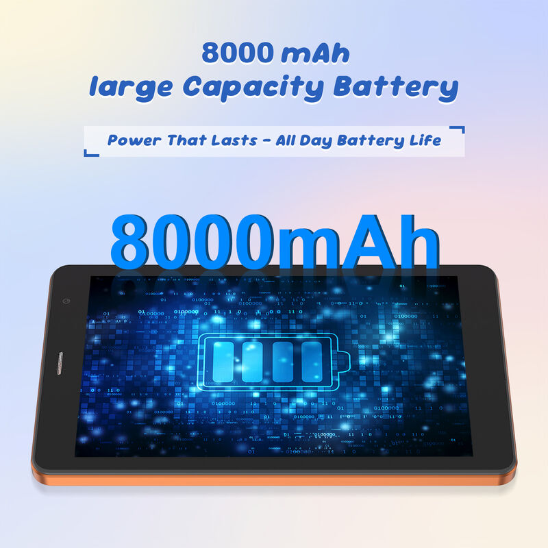 C idee 7 inch Wifi Tablet met hoes 8+256GB Opslag Quad Core Processor 600x1024 IPS Touchscreen CM517 air