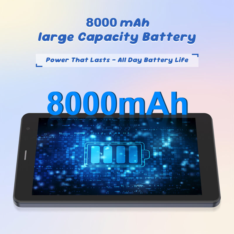 C idee 7 inch Wifi Tablet met hoes 8+256GB Opslag Quad Core Processor 600x1024 IPS Touchscreen CM517 air