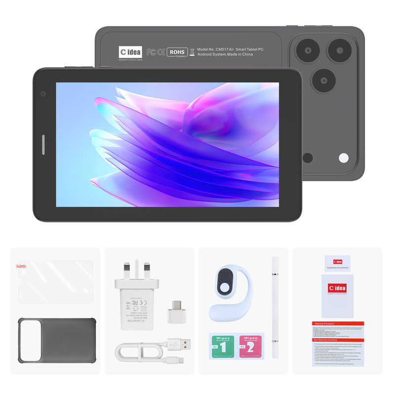 C idee 7 Inch Android Smart Tablet 8+256GB 8*CortexTm-A53 WiFi Tablet HD Touchscreen CM517 air