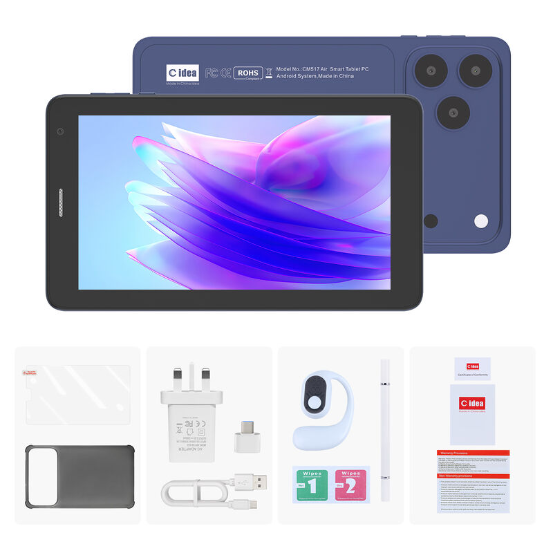 C idee 7 Inch Android Smart Tablet 8+256GB 8*CortexTm-A53 WiFi Tablet HD Touchscreen CM517 air