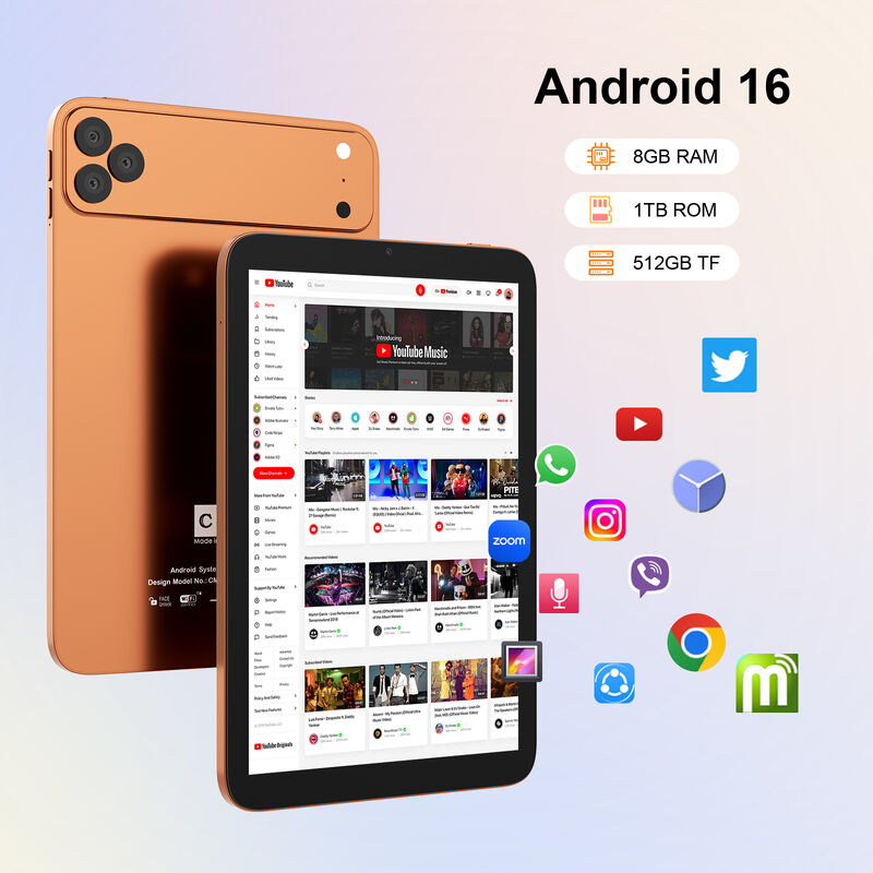 C Idea 10,1 inch SIM Tablet WIFI Android Tablet Met Stylus Pen CM10017air Oranje