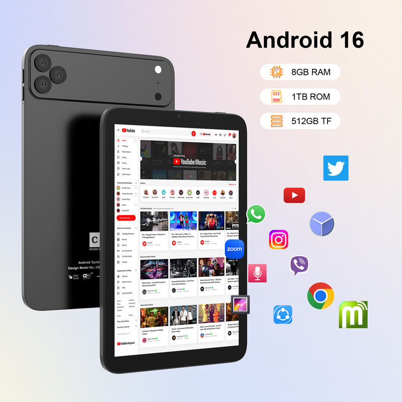 C Idea 10.1 Inch Tablet PC met SIM WIFI Android Tablet voor Onderwijs CM10017air Zwart