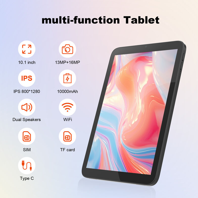 C Idea 10.1 Inch Tablet PC met SIM WIFI Android Tablet voor Onderwijs CM10017air Zwart