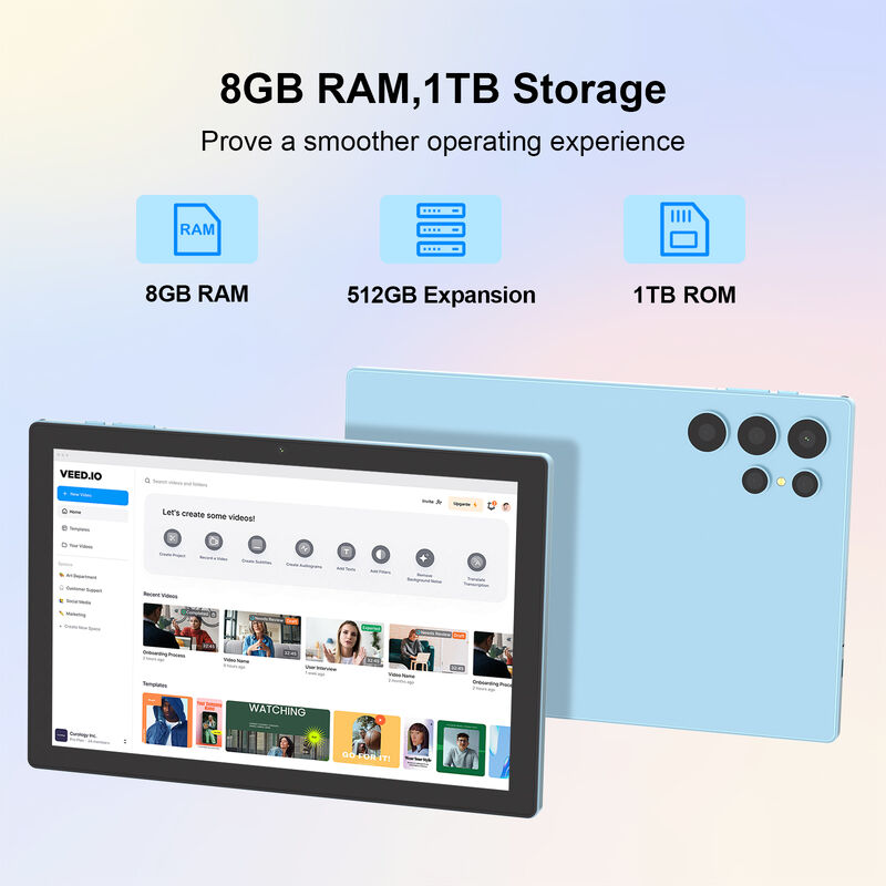 C Idea 10,1 inch tablet pc Qualcomm Android tablet voor onderwijs CM9000ultra blauw