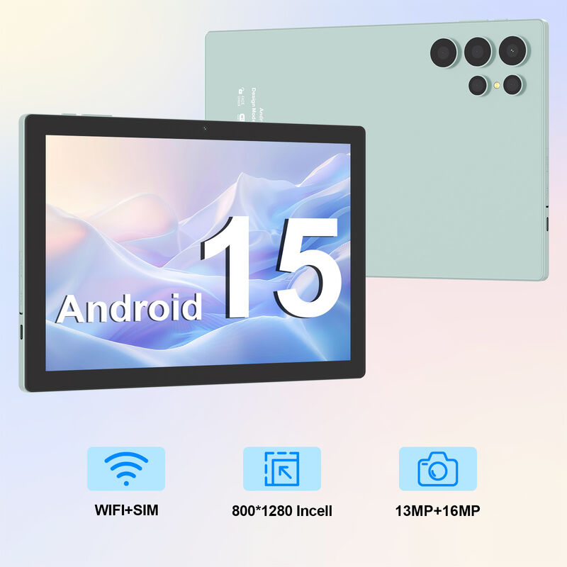 C Idea 10 inch Android Tablet Snapdragon CPU met toetsenbord voor student CM9000ultra Groen