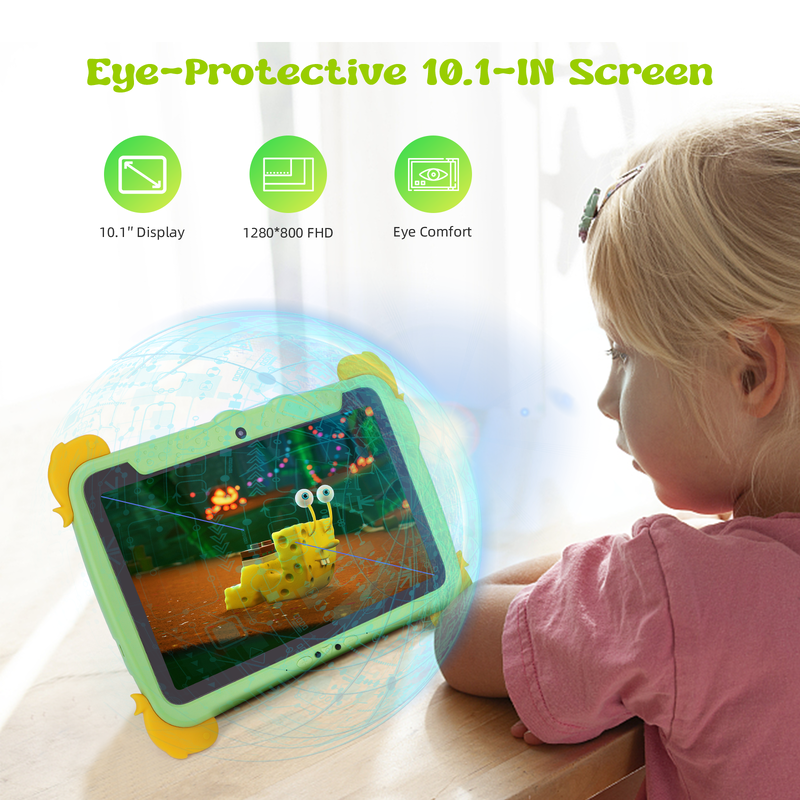 C Idea 10,1-inch Android Tablet 4GB RAM 64GB ROM Tablet Kidspad P1100