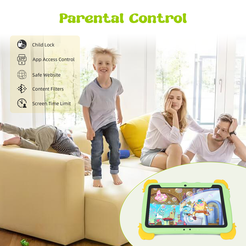 C Idea 10,1-inch Android Tablet 4GB RAM 64GB ROM Tablet Kidspad P1100