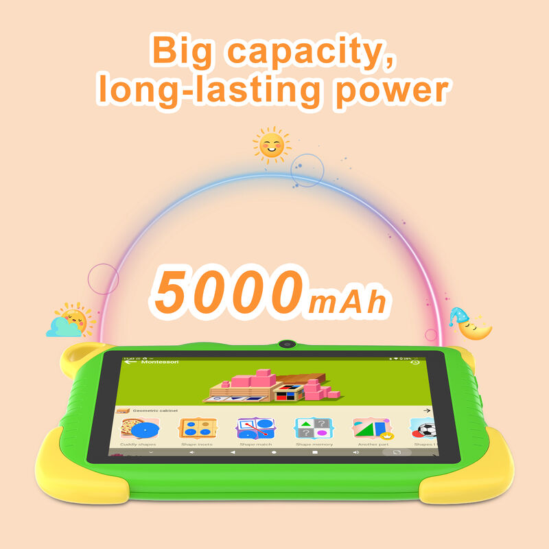 C idee Draagbare educatieve tablet voor studenten 8 GB RAM 256 GB ROM Lang batterijduur CM78-groen
