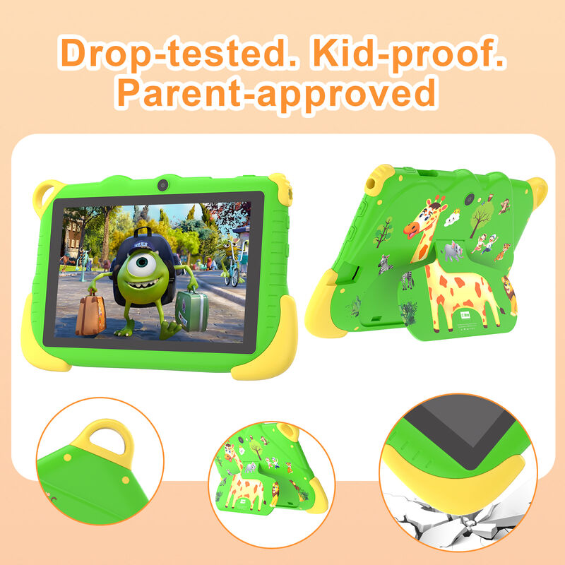 C idee Draagbare educatieve tablet voor studenten 8 GB RAM 256 GB ROM Lang batterijduur CM78-groen