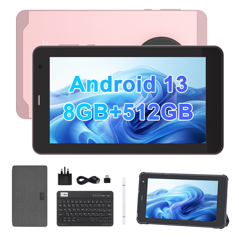 C Idea 7 Inch Business Tablet PC Android 13 8 GB RAM 512 GB ROM Wi-Fi Dual Camera Capacitive Screen CM518 Pro (Roze)