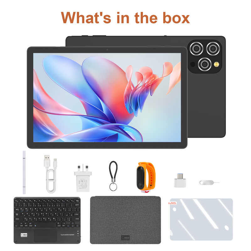 C Idea CM10016 Plus 10,36-inch Android 16 Business Tablet 8-Core 8GB 1TB opslag FHD Touch Screen Computer (Zwart)