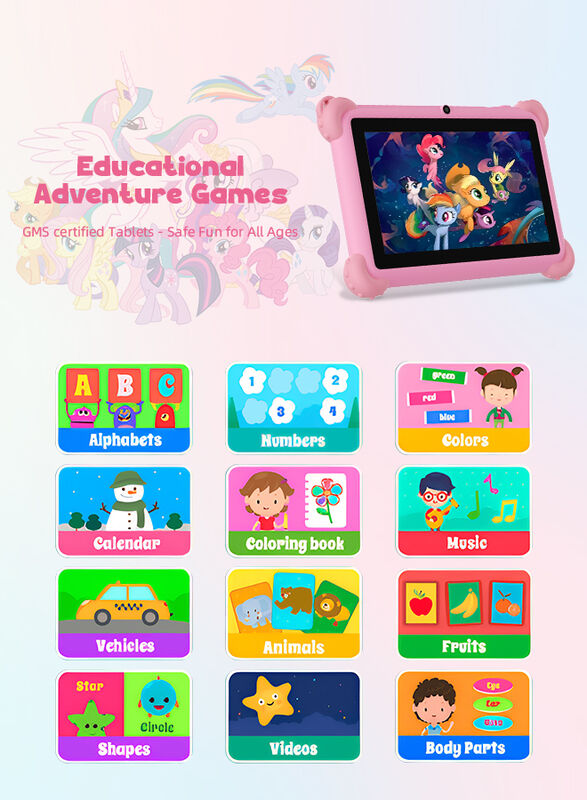C Idea 7-inch Kids Tablet, uitstekend uiterlijk en ingebouwde beschermende behuizing Veerkracht en duurzaamheid voor kind onderwijs CM88