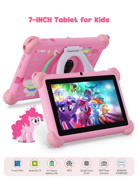 C Idea 7-inch Kids Tablet, uitstekend uiterlijk en ingebouwde beschermende behuizing Veerkracht en duurzaamheid voor kind onderwijs CM88