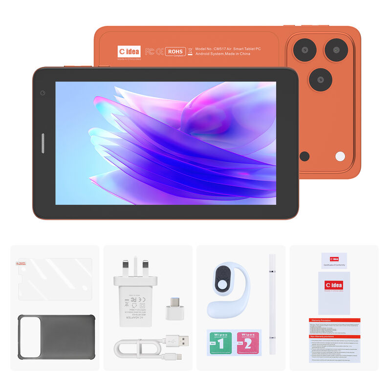 C Idea CM517 Air 7 inch Tablet PC Android 16 Qualcomm Processor HD capacitieve scherm met beschermende hoes